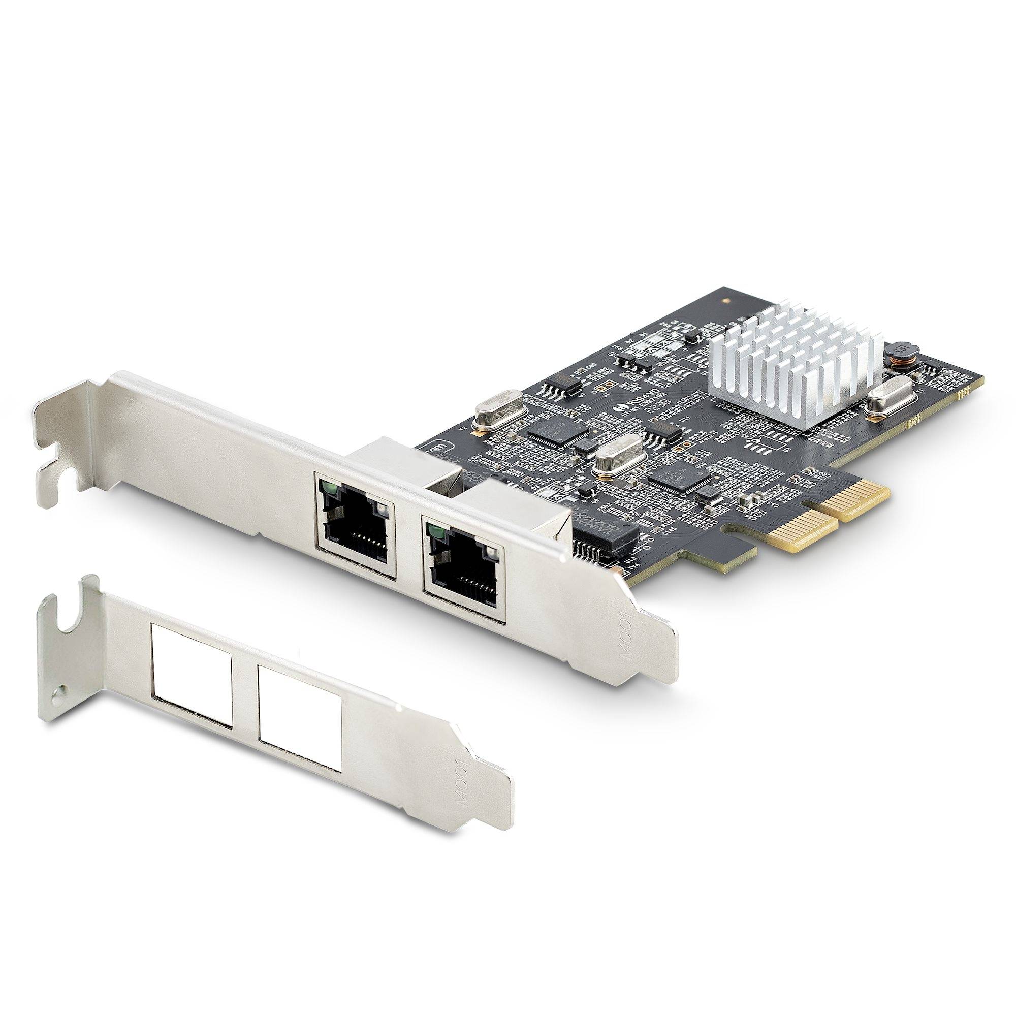 Rca Informatique - image du produit : 2-PORT 2.5G PCIE NETWORK CARD - DUAL NBASE-T ETHERNET CARD