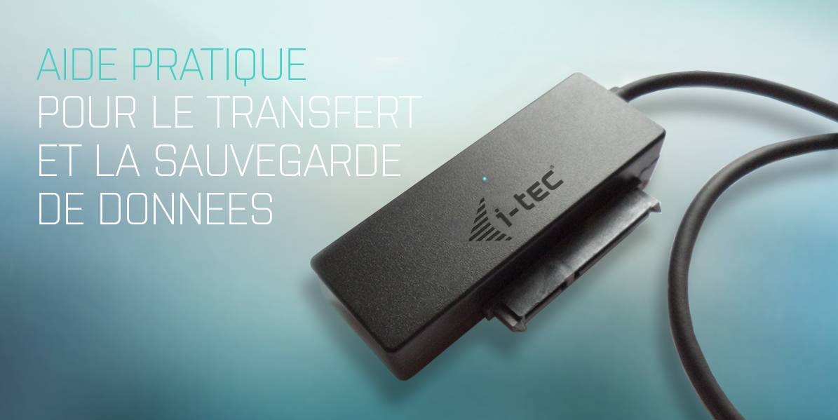 Rca Informatique - image du produit : I-TEC ADAPTER USB 3.0 TO SATA EXTERN PS HDD ODD