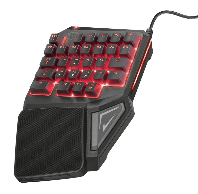 Rca Informatique - image du produit : AVONN GAMING KEYBOARD GXT830RW BQ 10