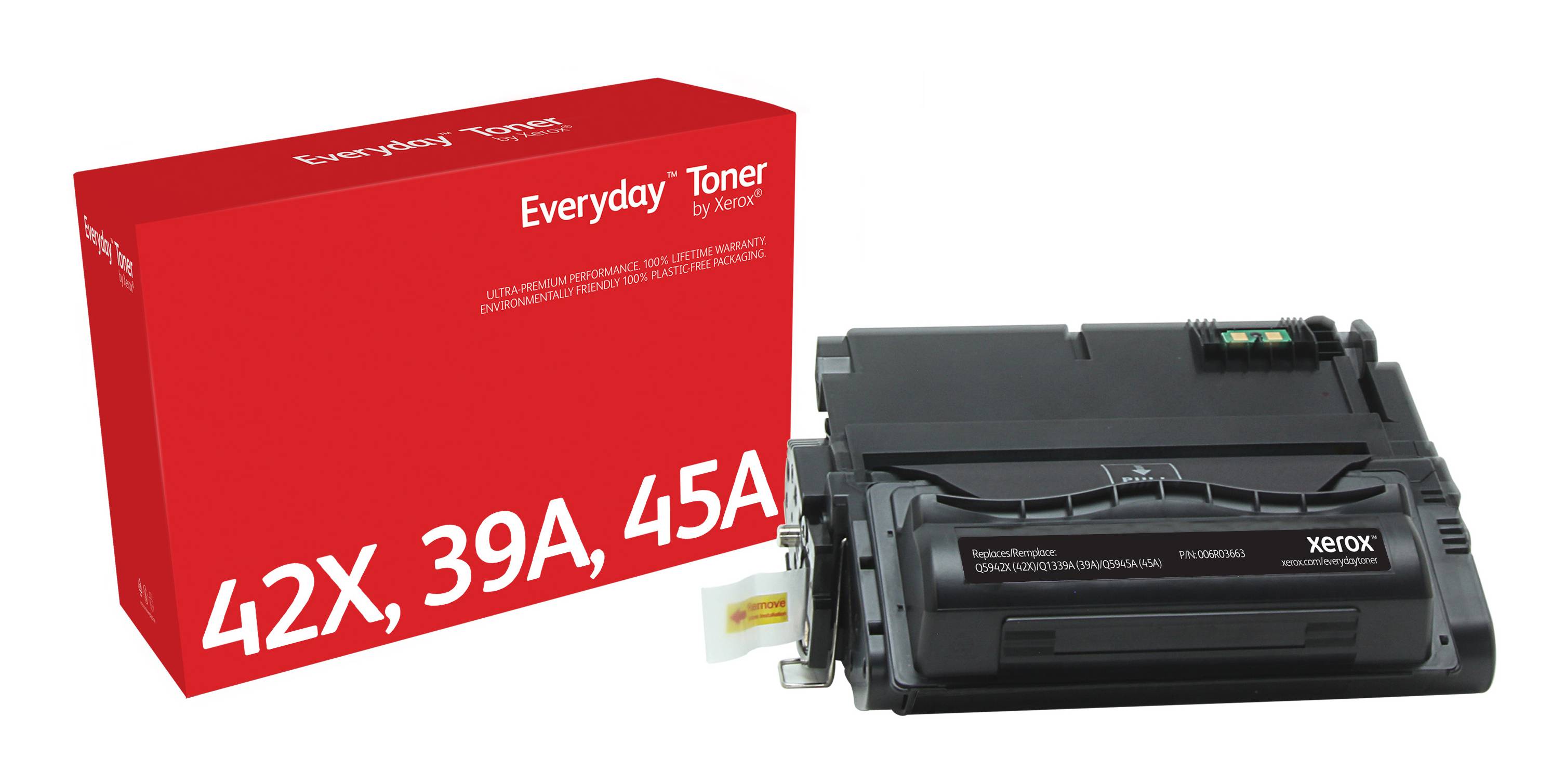 Rca Informatique - Image du produit : TONER BLACK CARTRIDGE EQUIVALENT TO HP 42X/39A/45A