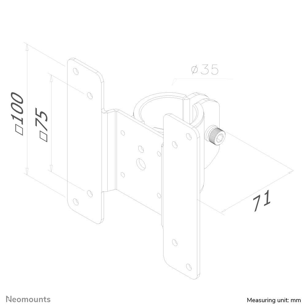 Rca Informatique - image du produit : THIN CLIENT HOLDER FOR FPMA-D93 AND FPMA-D960S (EXCEPT D960D3)