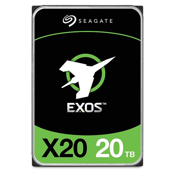 Rca Informatique - image du produit : EXOS X20 20TB SATA 3.5IN 7200RPM 6GB/S 512E/4KN