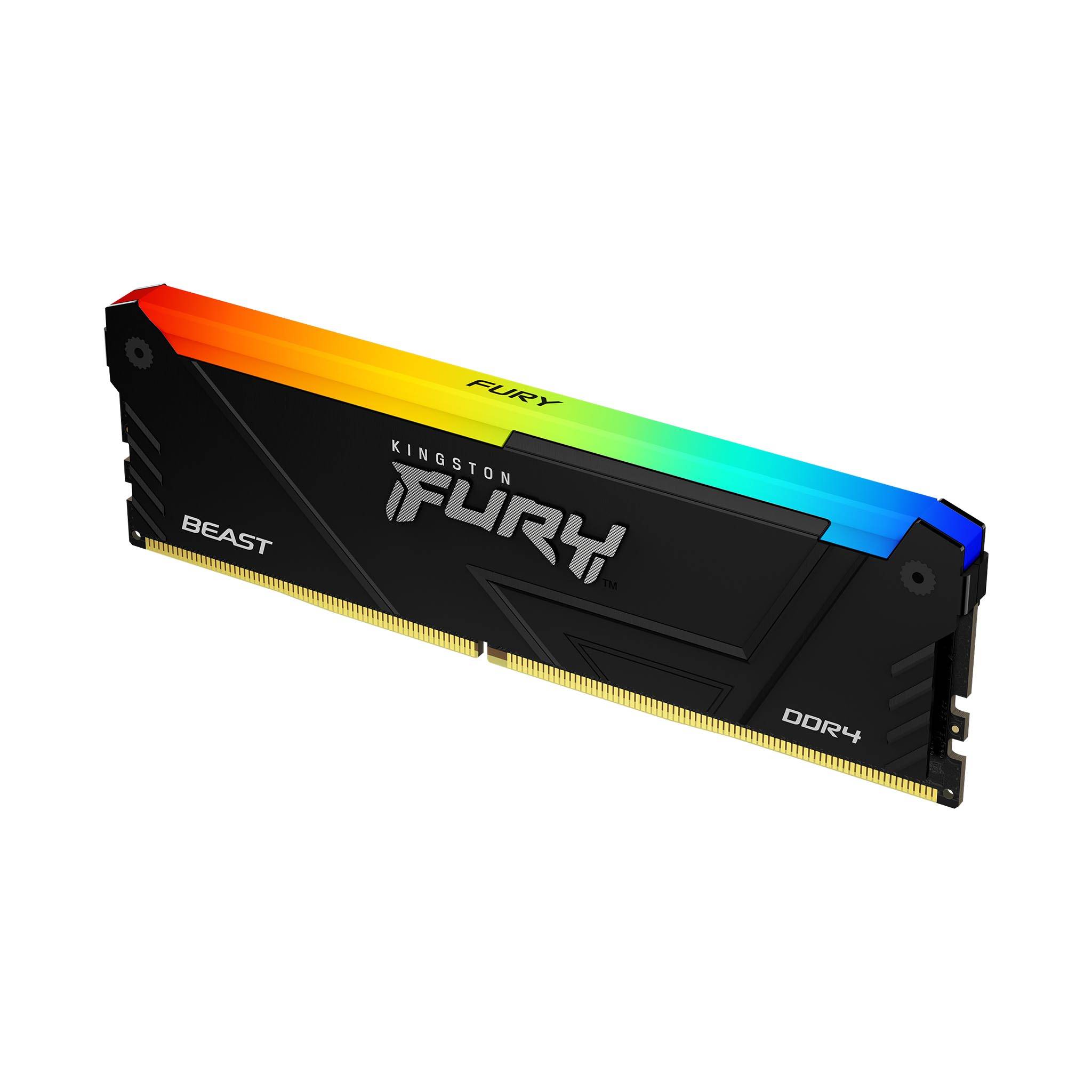 Rca Informatique - image du produit : 16GB DDR4-3600MT/S CL18 DIMM FURY BEAST RGB