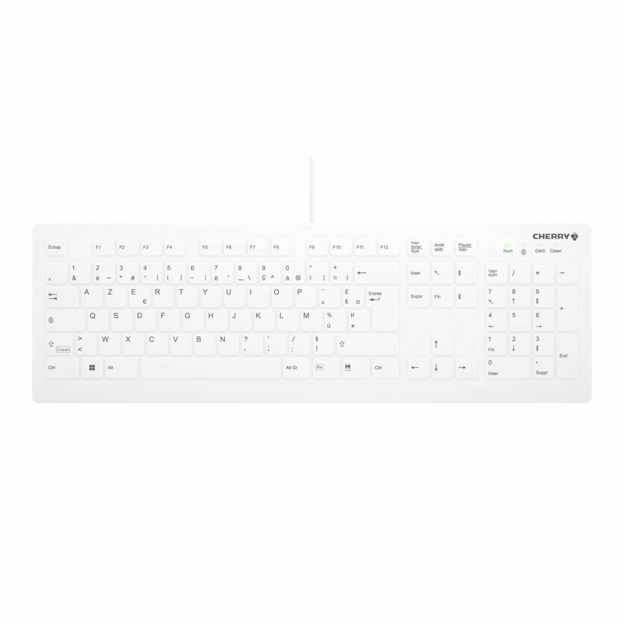 Rca Informatique - image du produit : AK-C8112 MEDICAL KEYBOARD WHITE