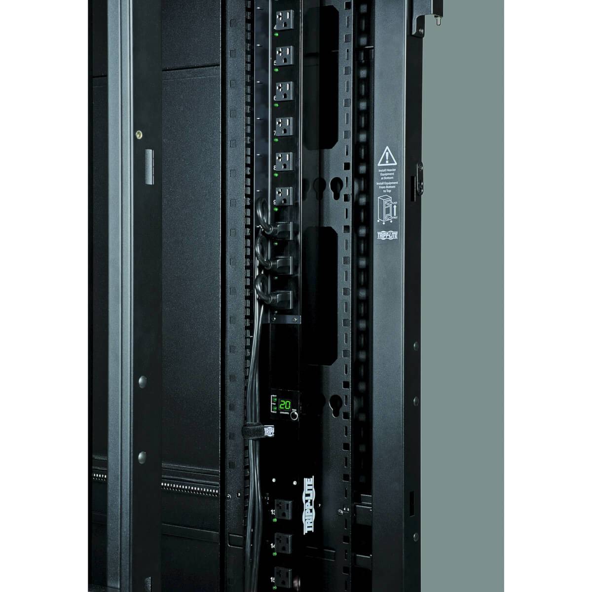 Rca Informatique - image du produit : 42U RACK ENCLOSURE CABINET