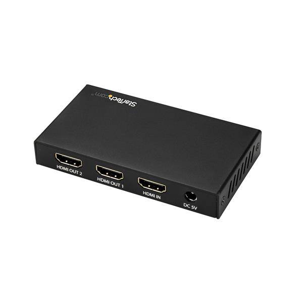 Rca Informatique - image du produit : 2 PORT 4K HDMI SPLITTER 1X2 WAY HDMI 2.0 SPLITTER