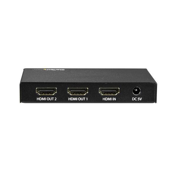 Rca Informatique - image du produit : 2 PORT 4K HDMI SPLITTER 1X2 WAY HDMI 2.0 SPLITTER