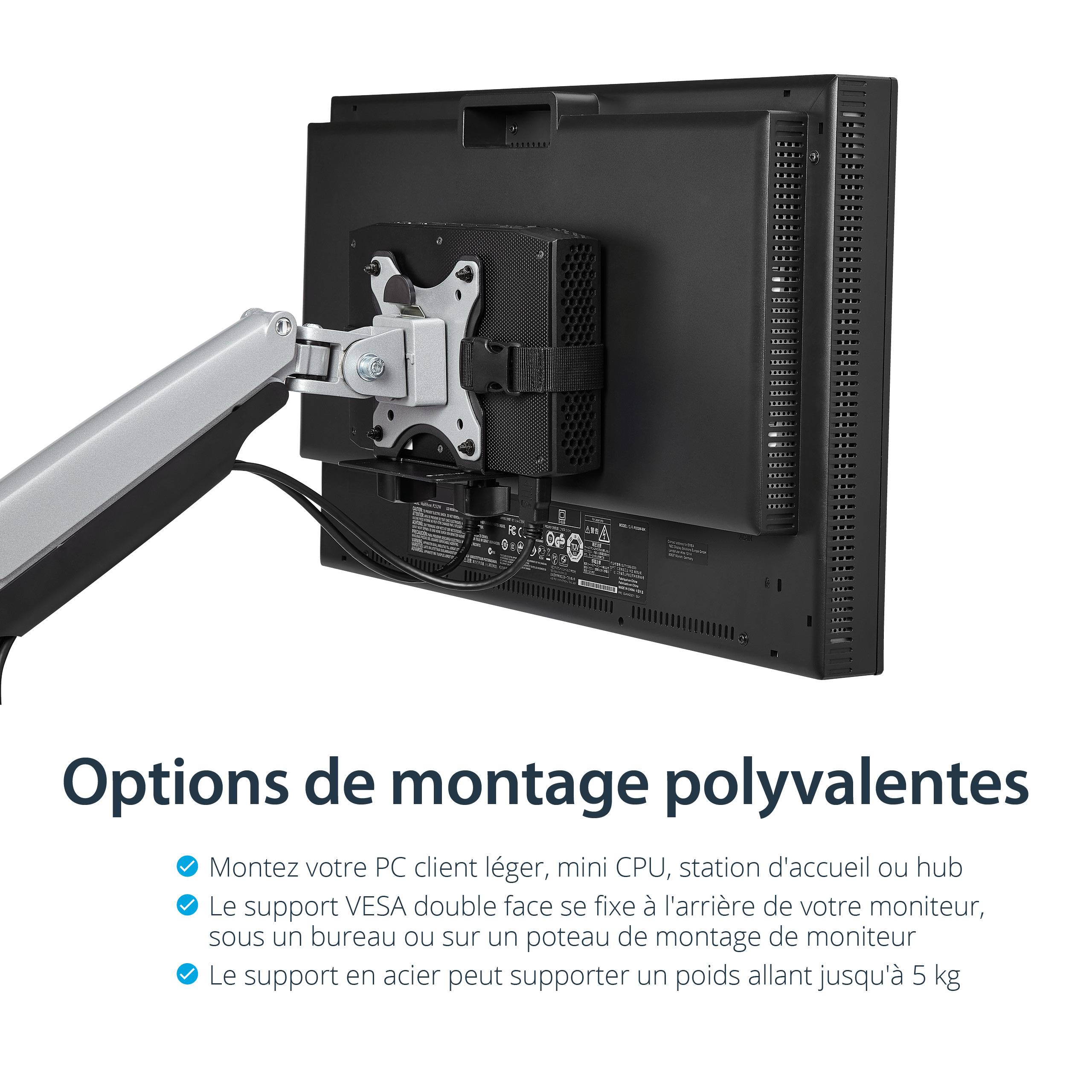 Rca Informatique - image du produit : THIN CLIENT MOUNT - VESA MOUNT BRACKET THIN CLIENT MON MOUNT