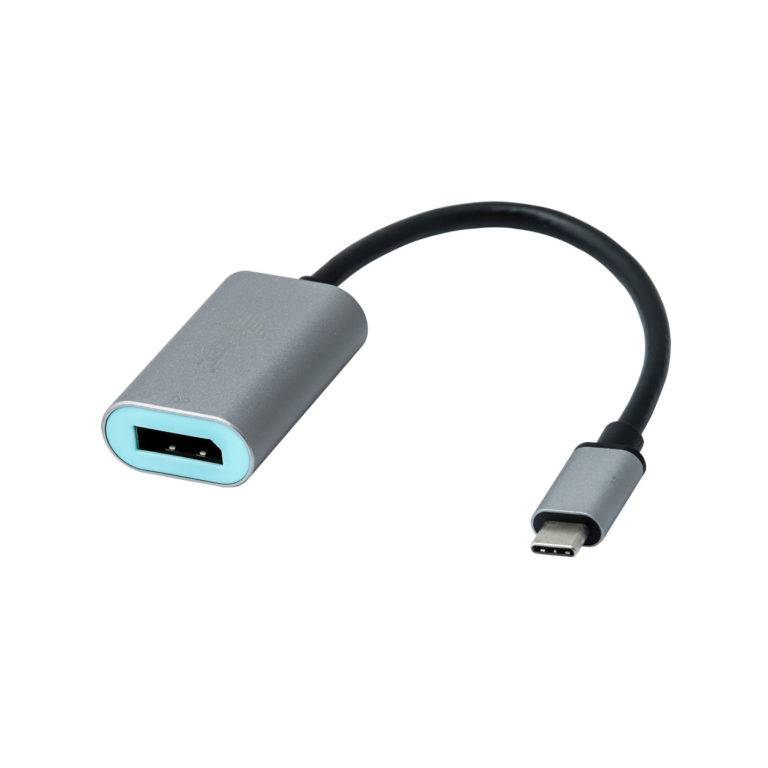 Rca Informatique - image du produit : I-TEC USB-C METAL DISPLAY PORT ADAPTER 60HZ