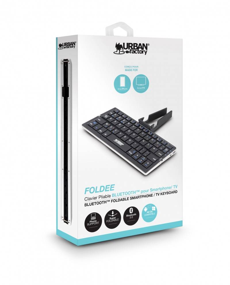 Rca Informatique - image du produit : BLUETOOTH FOLDABLE KEYBOARD FOR SMARTPHONE / TV