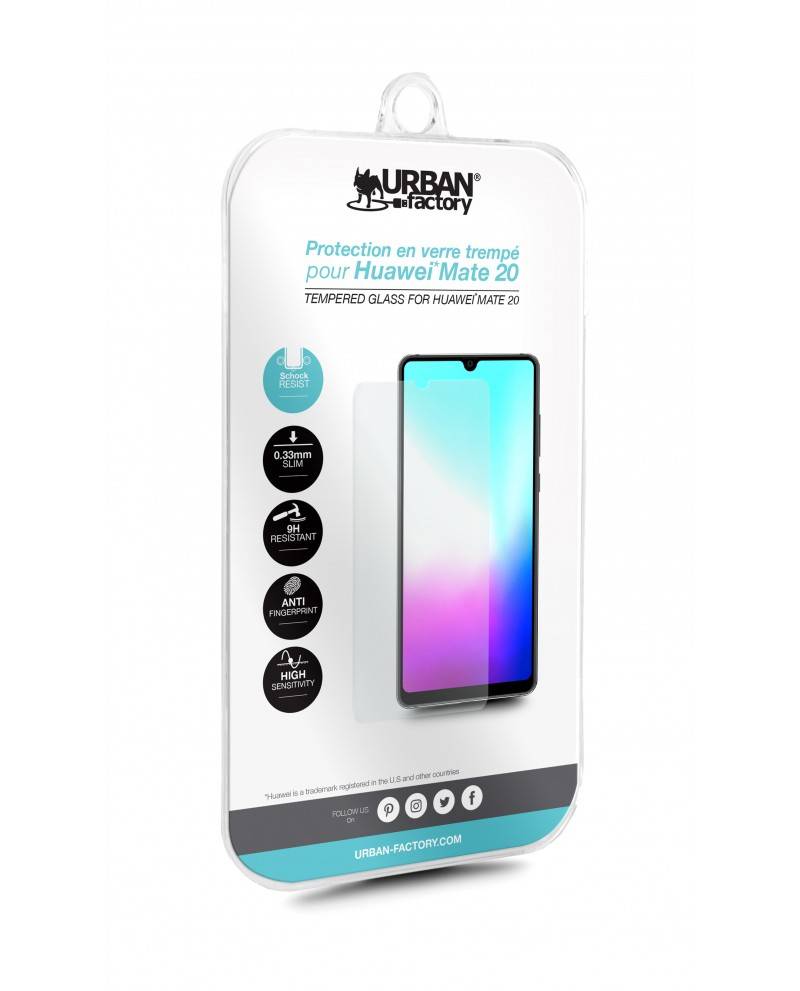 Rca Informatique - image du produit : TEMPERED GLASS PROTECTION FOR HUAWEI MATE 20