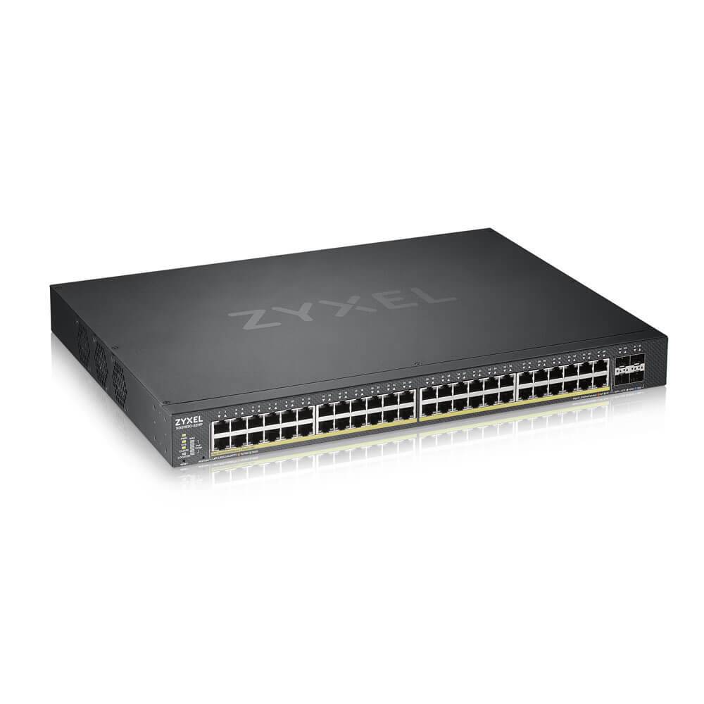 Rca Informatique - image du produit : 52 PORT SMART MGD POE+ SWITCH WEB + CLOUDMGD USABLE