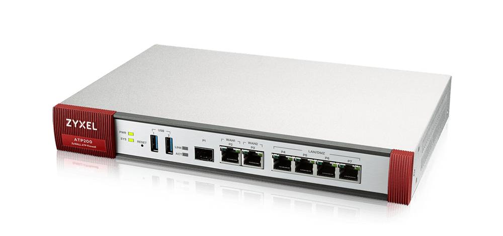 Rca Informatique - Image du produit : ZYXEL ATP 10/100/1000 2WAN 4LAN/DMZ PORTS 1SFP