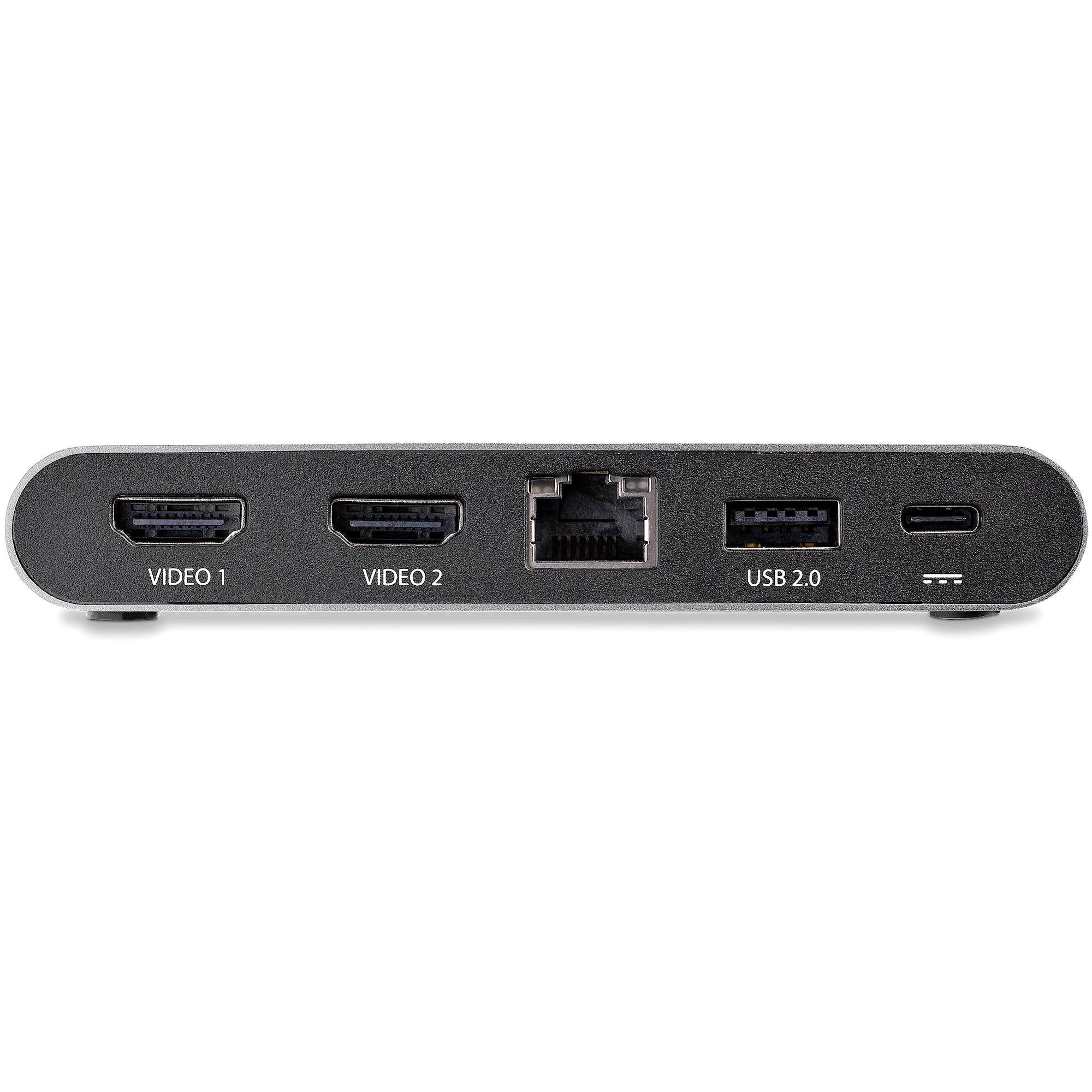 Rca Informatique - image du produit : USB C MULTIPORT ADAPTER - DUAL MONITOR - 2X4K HDMI - WINDOWS-PD