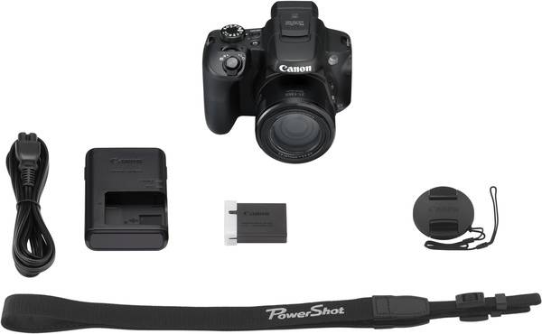 Rca Informatique - image du produit : POWERSHOT SX70 HS BLACK 20.3MP 3IN 65XZOOM FHD 5.7FPS