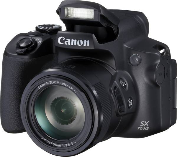 Rca Informatique - Image du produit : POWERSHOT SX70 HS BLACK 20.3MP 3IN 65XZOOM FHD 5.7FPS