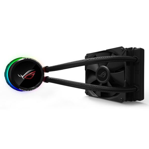 Rca Informatique - image du produit : ROG RYUO 120 WATERCOOLING 120MM FAN AURA SYNC OLED DISPLAY