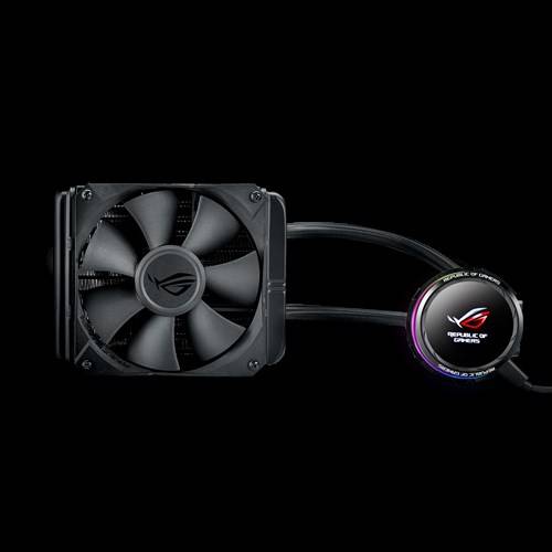 Rca Informatique - image du produit : ROG RYUO 120 WATERCOOLING 120MM FAN AURA SYNC OLED DISPLAY