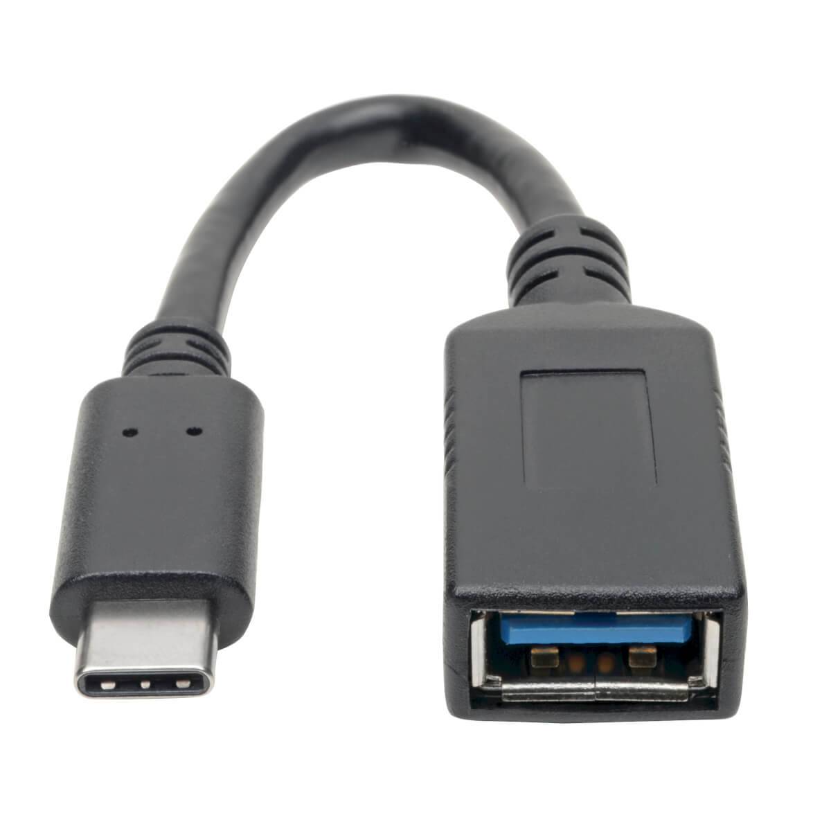 Rca Informatique - image du produit : USB TYPE-C TO USB TYPE-A ADPTR USB-C USB-IF THUNDERB 3 15.24CM