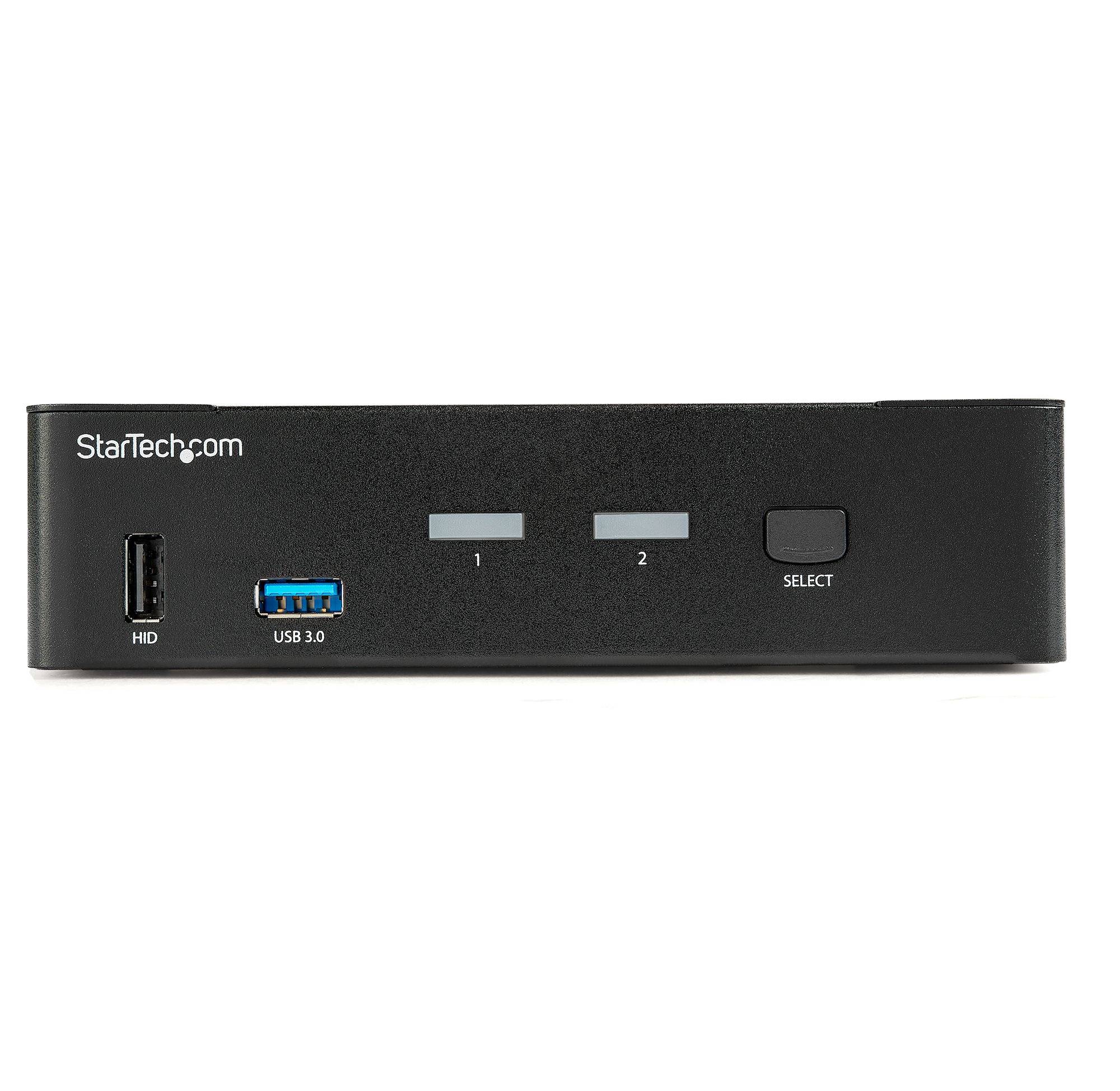 Rca Informatique - image du produit : 2 PORT DISPLAYPORT KVM SWITCH 4K60HZ - USB 3.0 HUB - TAA COMP