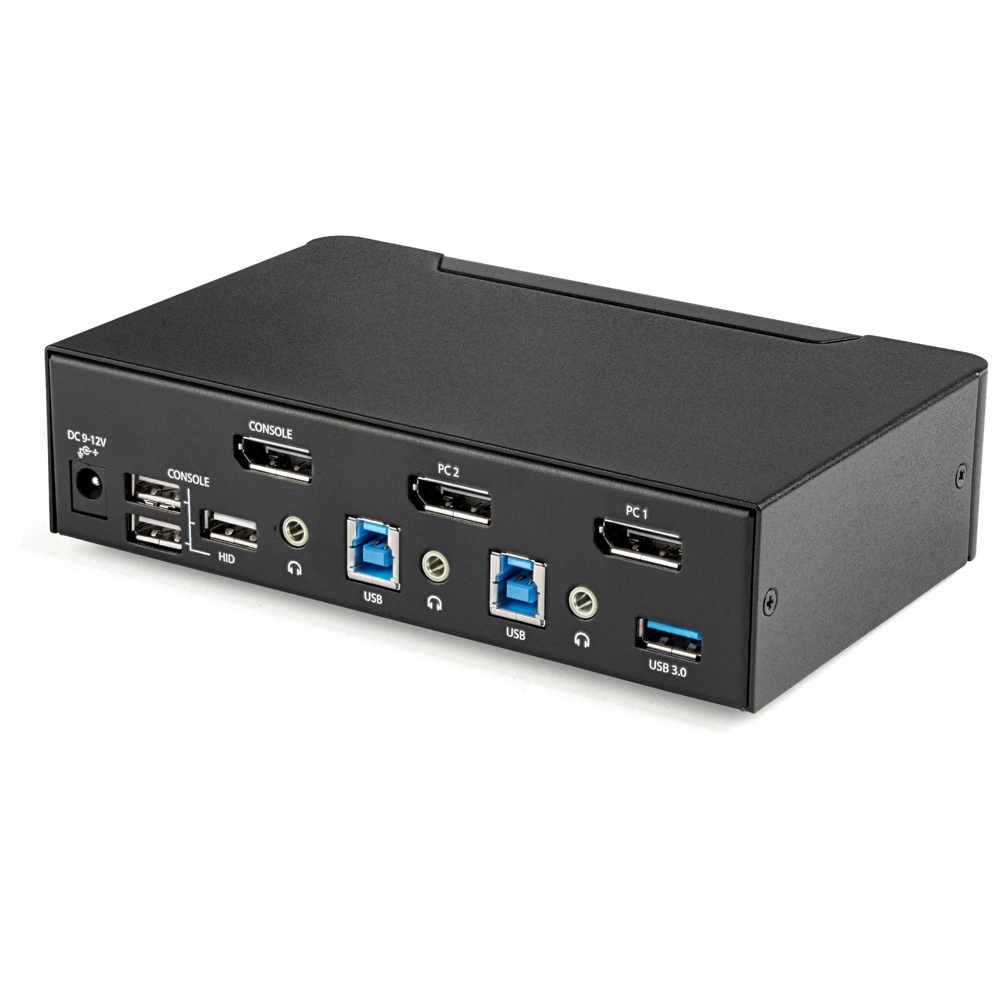 Rca Informatique - image du produit : 2 PORT DISPLAYPORT KVM SWITCH 4K60HZ - USB 3.0 HUB - TAA COMP