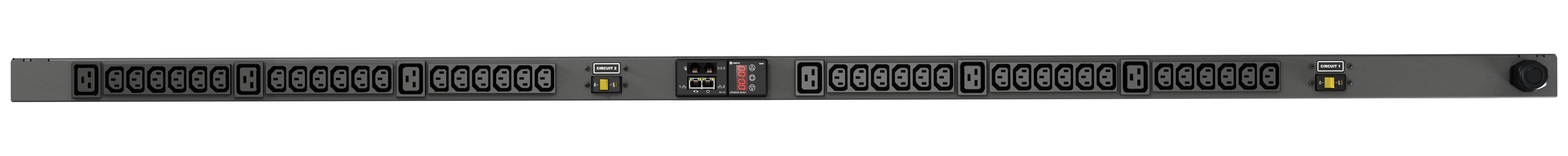 Rca Informatique - Image du produit : GEIST RACK PDU MONITORED UNIT LEVEL EC 0U INPUT IEC 60309