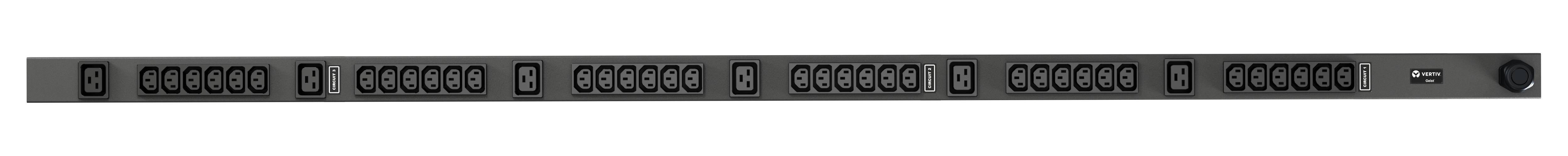 Rca Informatique - image du produit : GEIST RACK PDU BASIC 0U INPUT IEC 60309 230/400V 3X16A