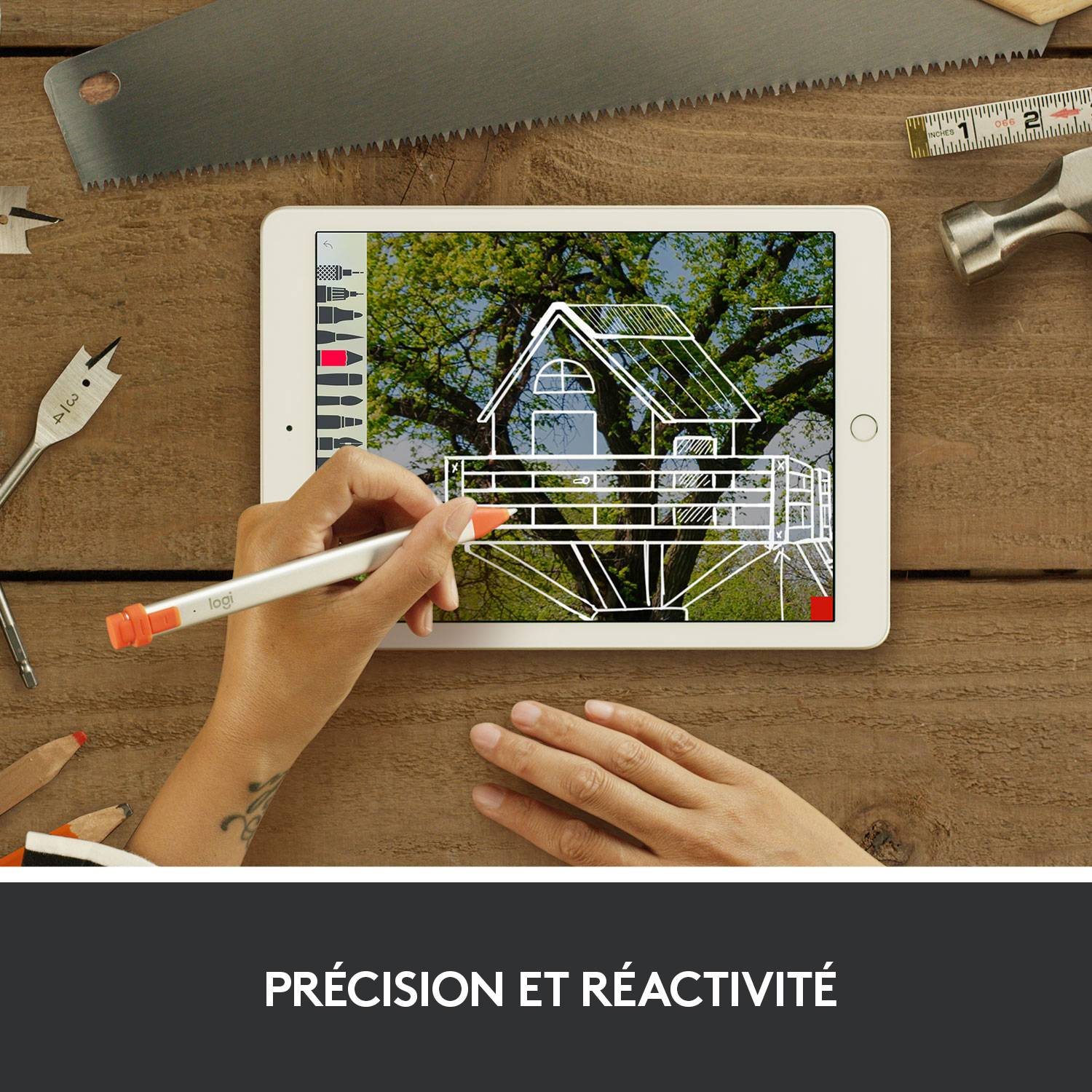 Rca Informatique - image du produit : LOGITECH CRAYON INTENSE SORBET EMEA