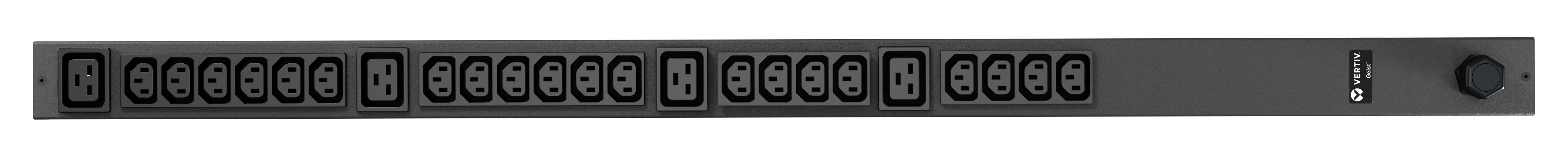 Rca Informatique - image du produit : GEIST RACK PDU BASIC 0U INPUT IEC 60309 230V 16A OUTLETS