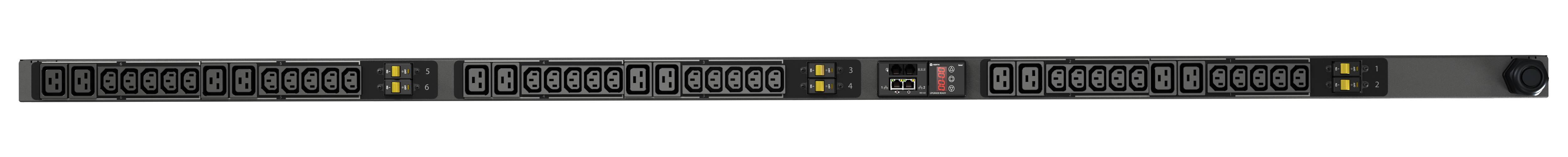 Rca Informatique - Image du produit : GEIST RACK PDU MONITORED UNIT LEVEL EC 0U INPUT IEC 60309