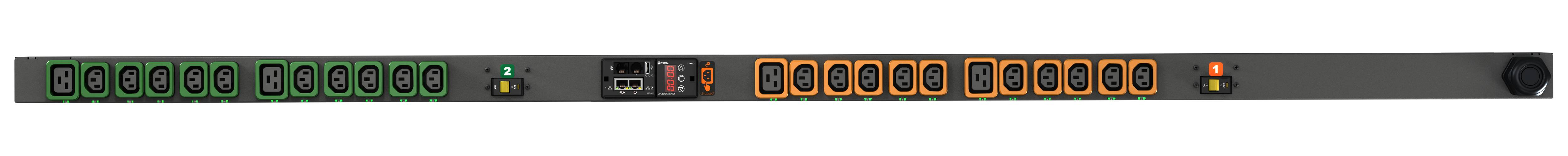 Rca Informatique - image du produit : GEIST RACK PDU SWITCHED UNIT LEVEL EC 0U INPUT IEC 60309