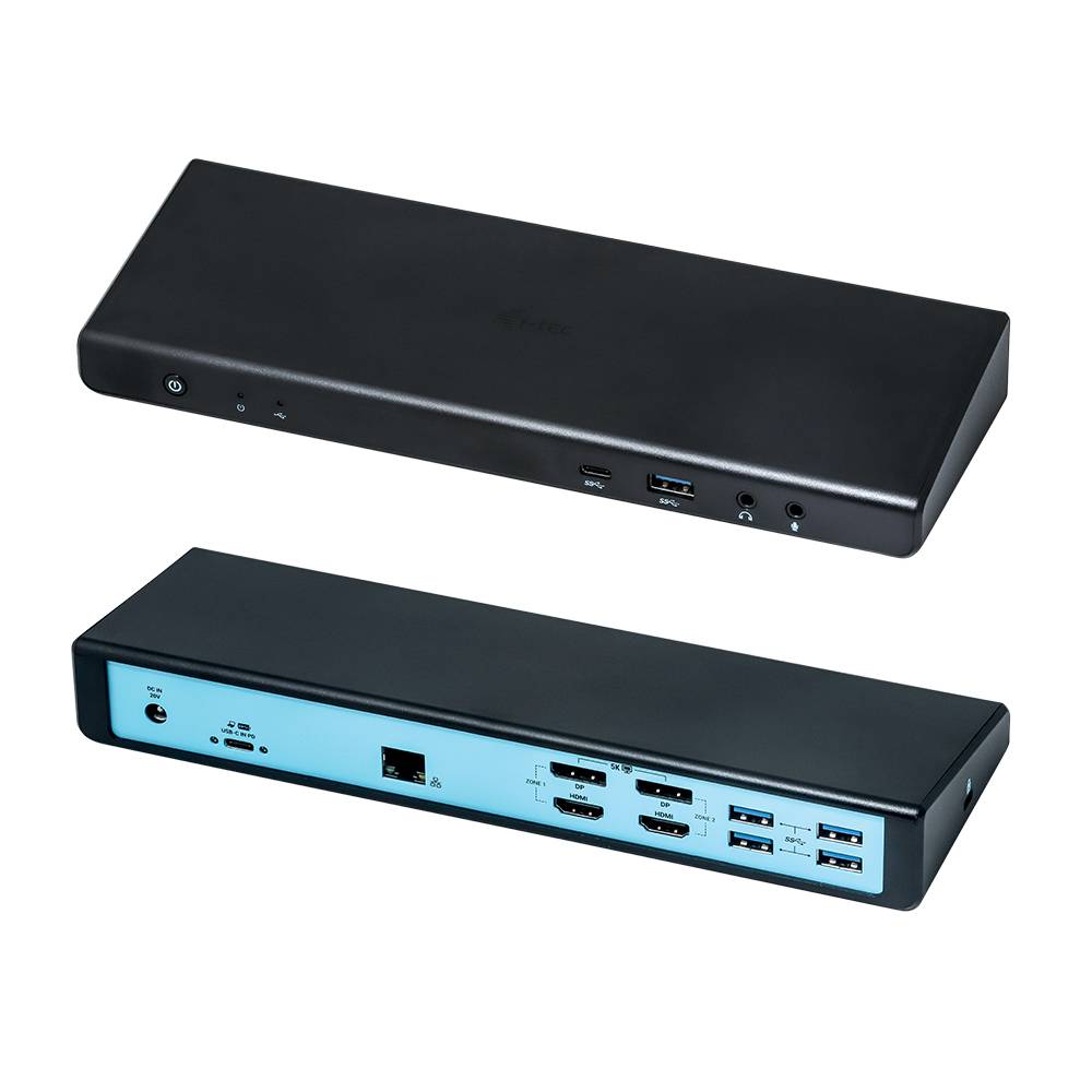 Rca Informatique - image du produit : I-TEC USB 3.0/ USB-C DUAL DOCKING STATION + POWER DELIVERY