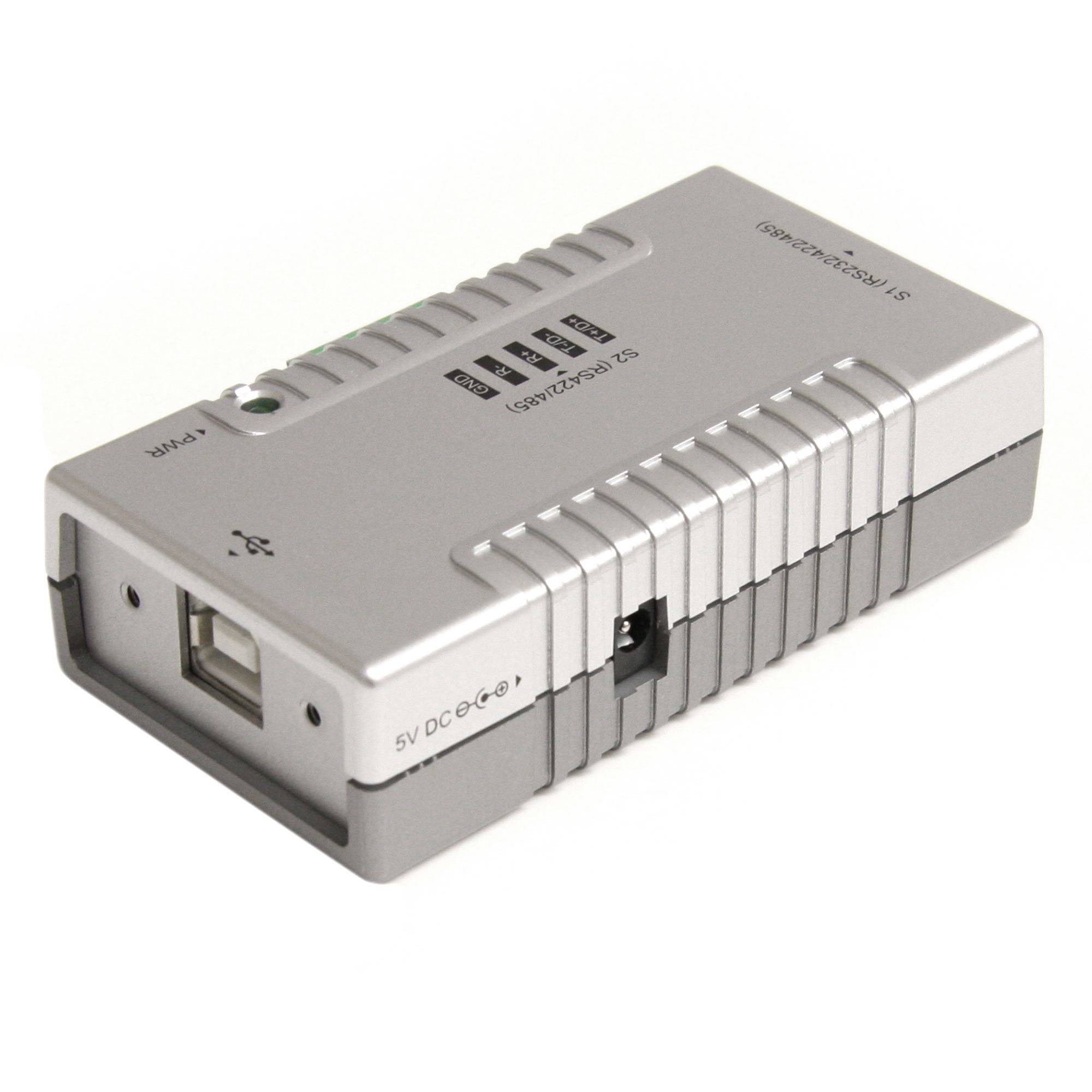 Rca Informatique - image du produit : ADAPTATEUR USB A 2 PORTS VERS SERIE RS232/422/485