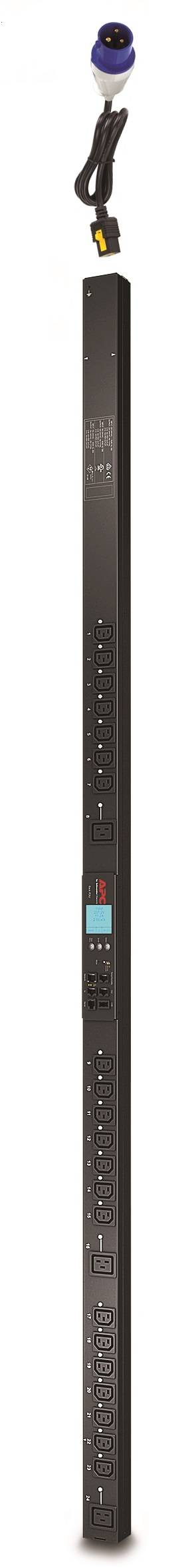 Rca Informatique - image du produit : RACK PDU 2G SWITCHED ZEROU 16A 230V 21 C13+3 C19 IEC309 CORD