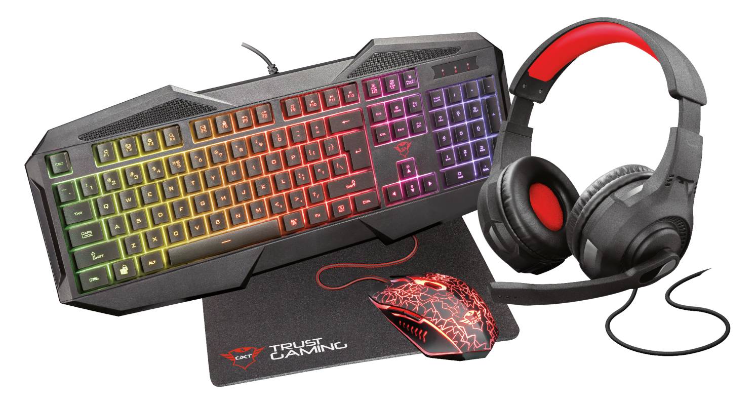 Rca Informatique - Image du produit : GXT 1180 4 IN 1 GAMING PACK BQ 0