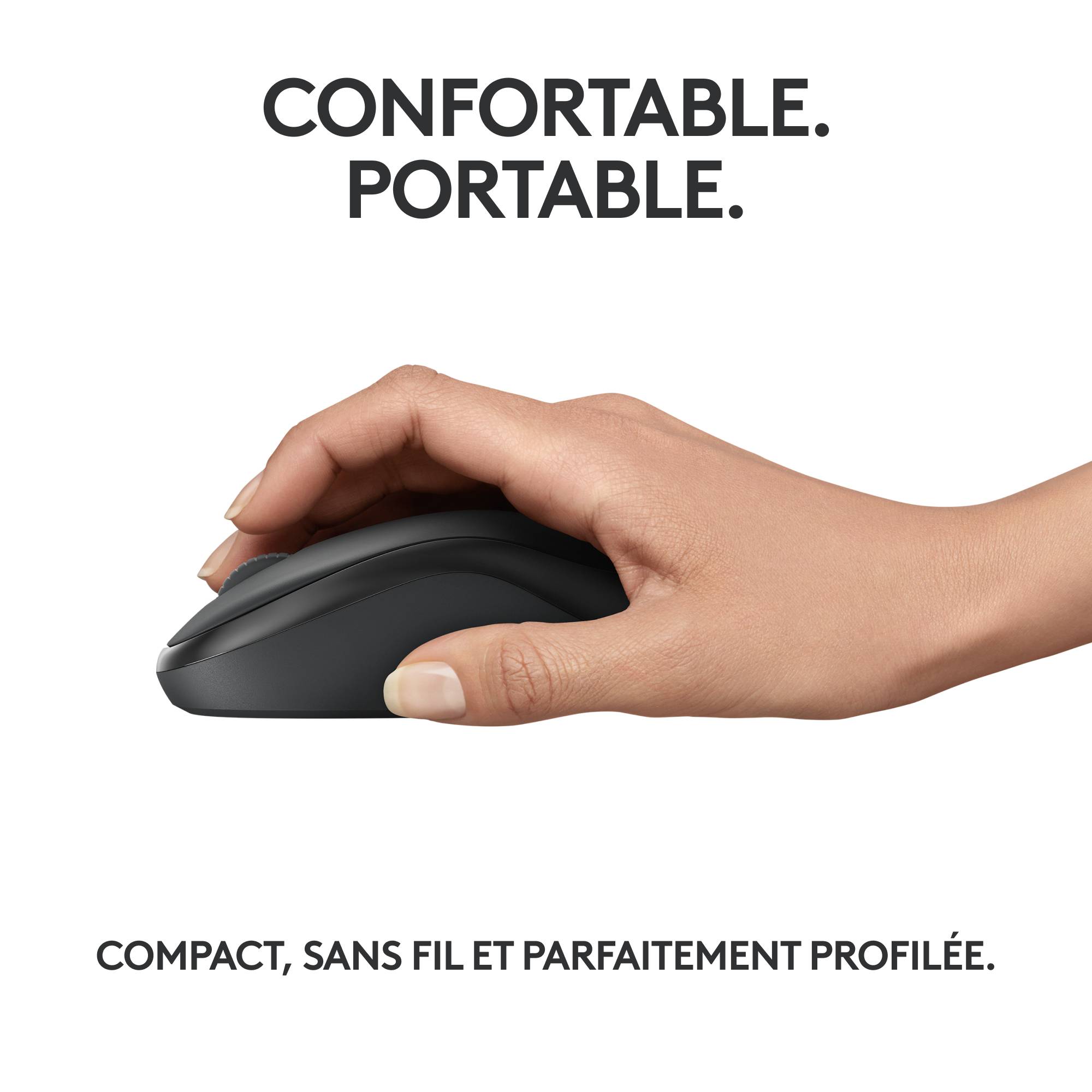 Rca Informatique - image du produit : LOGITECH M240 SILENT BT MOUSE GRAPHITE - EMEA-808