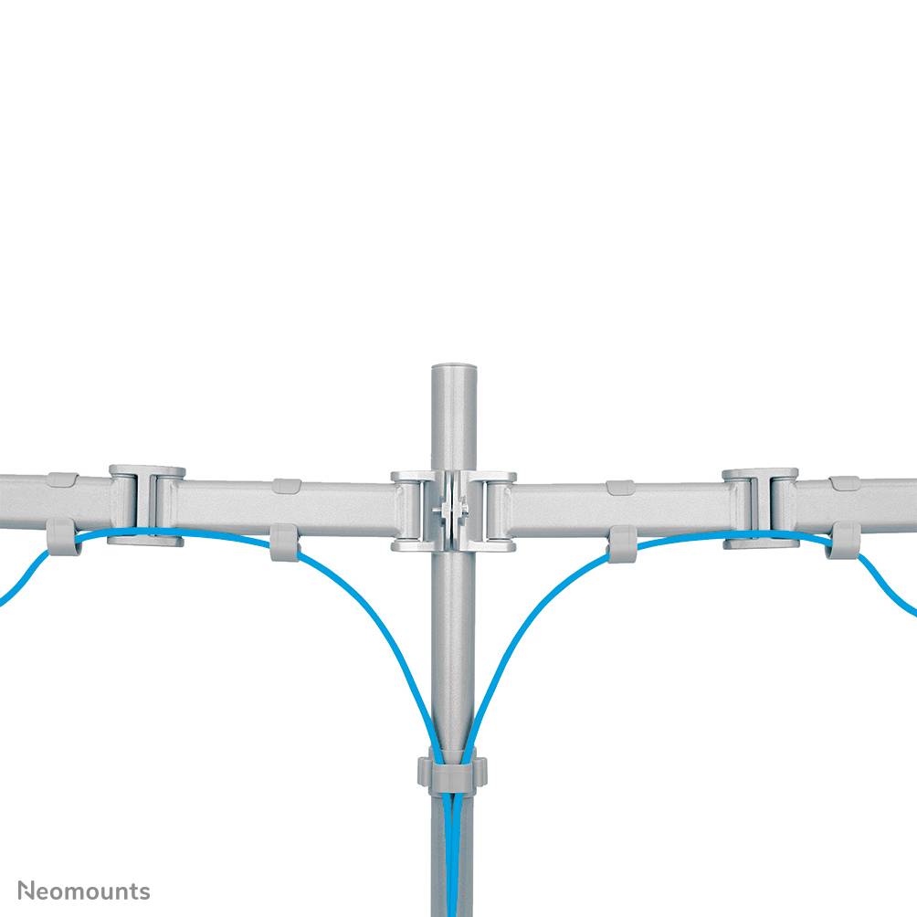 Rca Informatique - image du produit : DESK MOUNT DUAL 10-27IN SILVER CLMP/GRM.MAX16KG.75X75TO100X100M