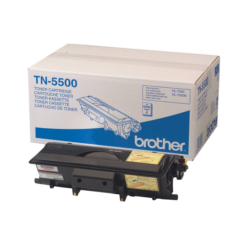 Rca Informatique - image du produit : TN-5500 KIT TONER 12000 PG F/ HL7050ND