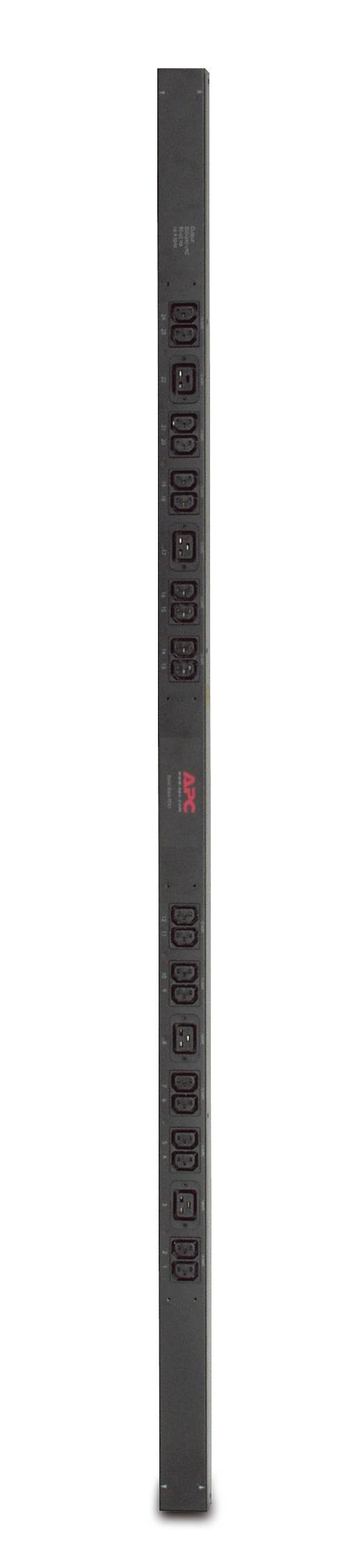 Rca Informatique - image du produit : RACK PDU BASIC ZEROU.16A.230V 13 (4)C19 IEC309 10 FT CORD