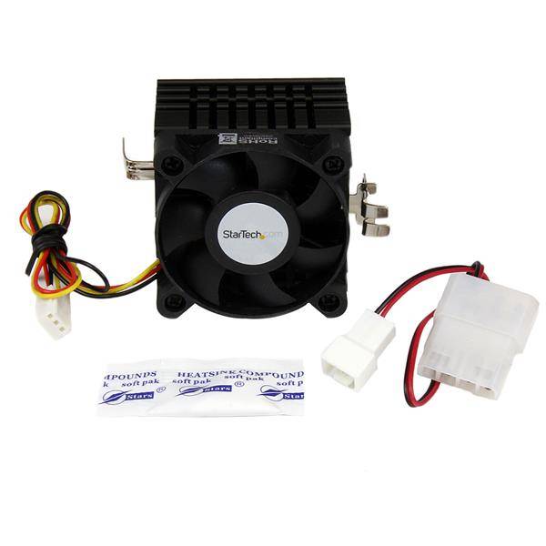 Rca Informatique - image du produit : VENTILATEUR POUR PROCESSEUR SOCKET 7/370 - 50 X 41MM