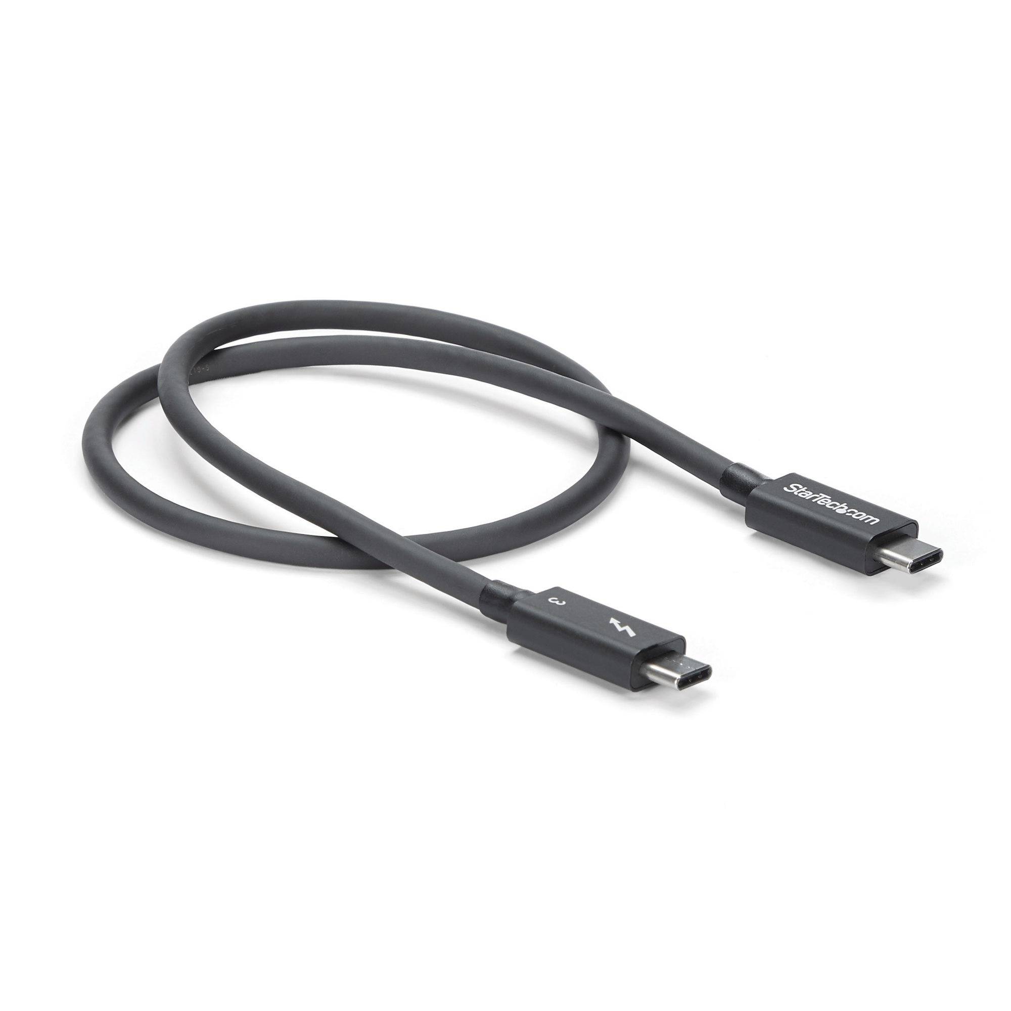 Rca Informatique - image du produit : CABLE THUNDERBOLT 3 (40 GB/S) USB-C DE 50 CM - M/M