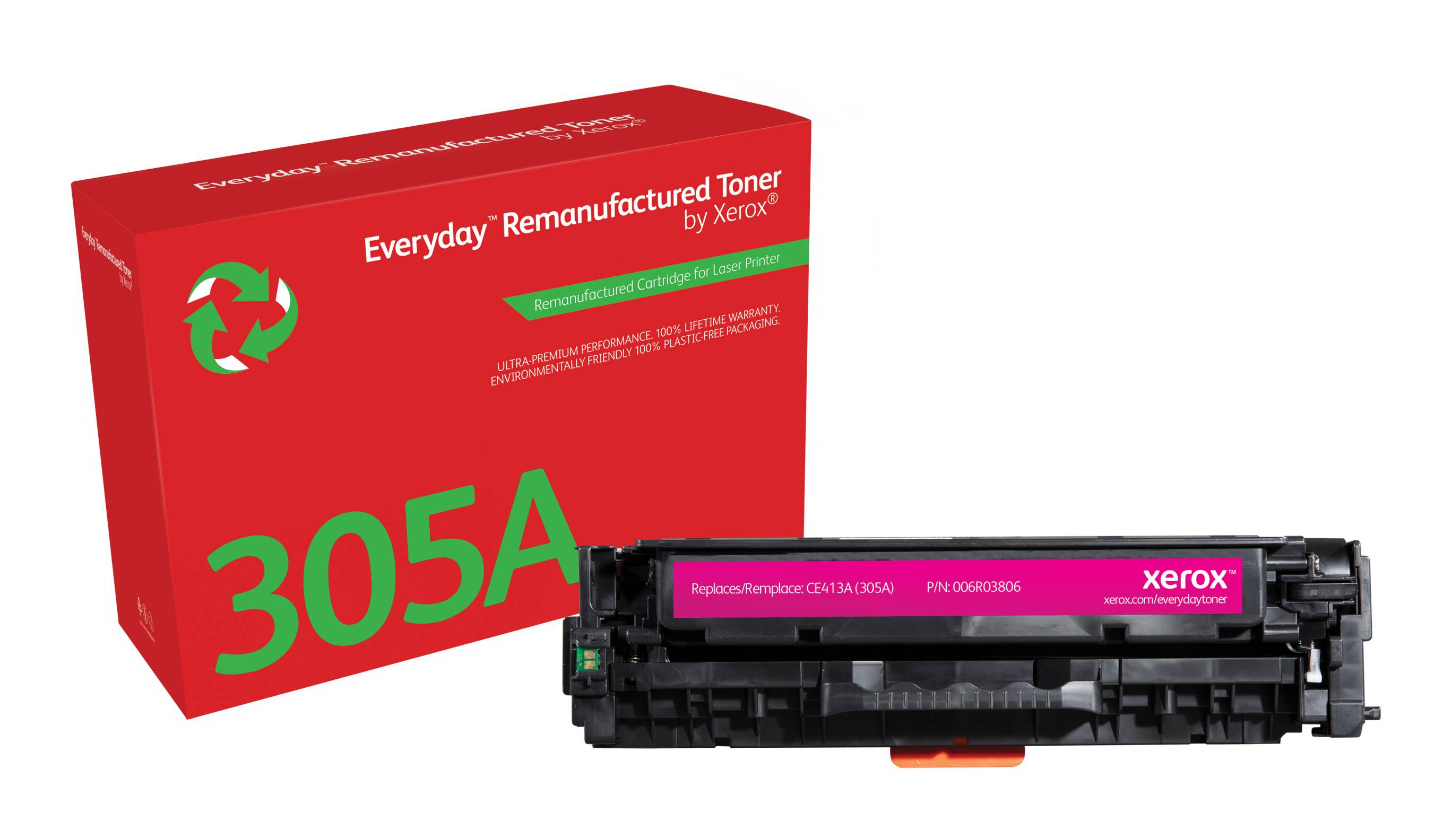 Rca Informatique - Image du produit : MAGENTA TONER CARTRIDGE LIKE HP 305A FOR COLOR LASERJET PRO 300