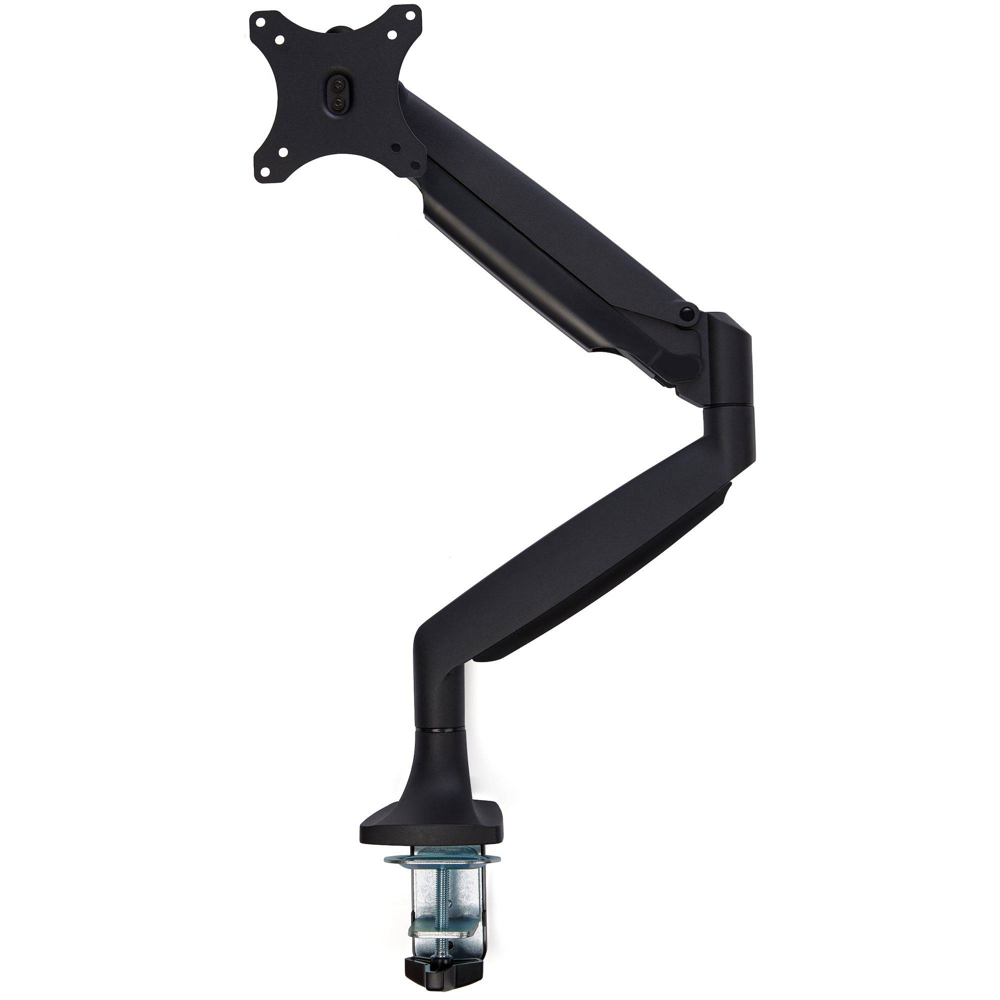 Rca Informatique - image du produit : DESK MOUNT MONITOR ARM - BLACK FOR UP TO 32IN MONITOR-ALUMINUM