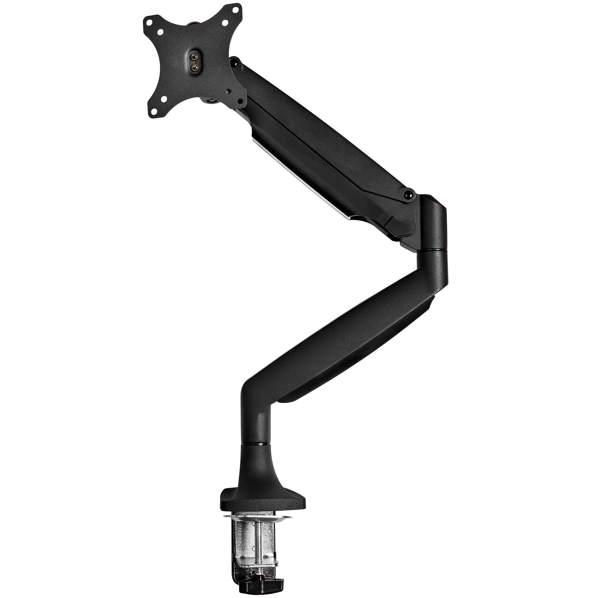 Rca Informatique - Image du produit : DESK MOUNT MONITOR ARM - BLACK FOR UP TO 32IN MONITOR-ALUMINUM