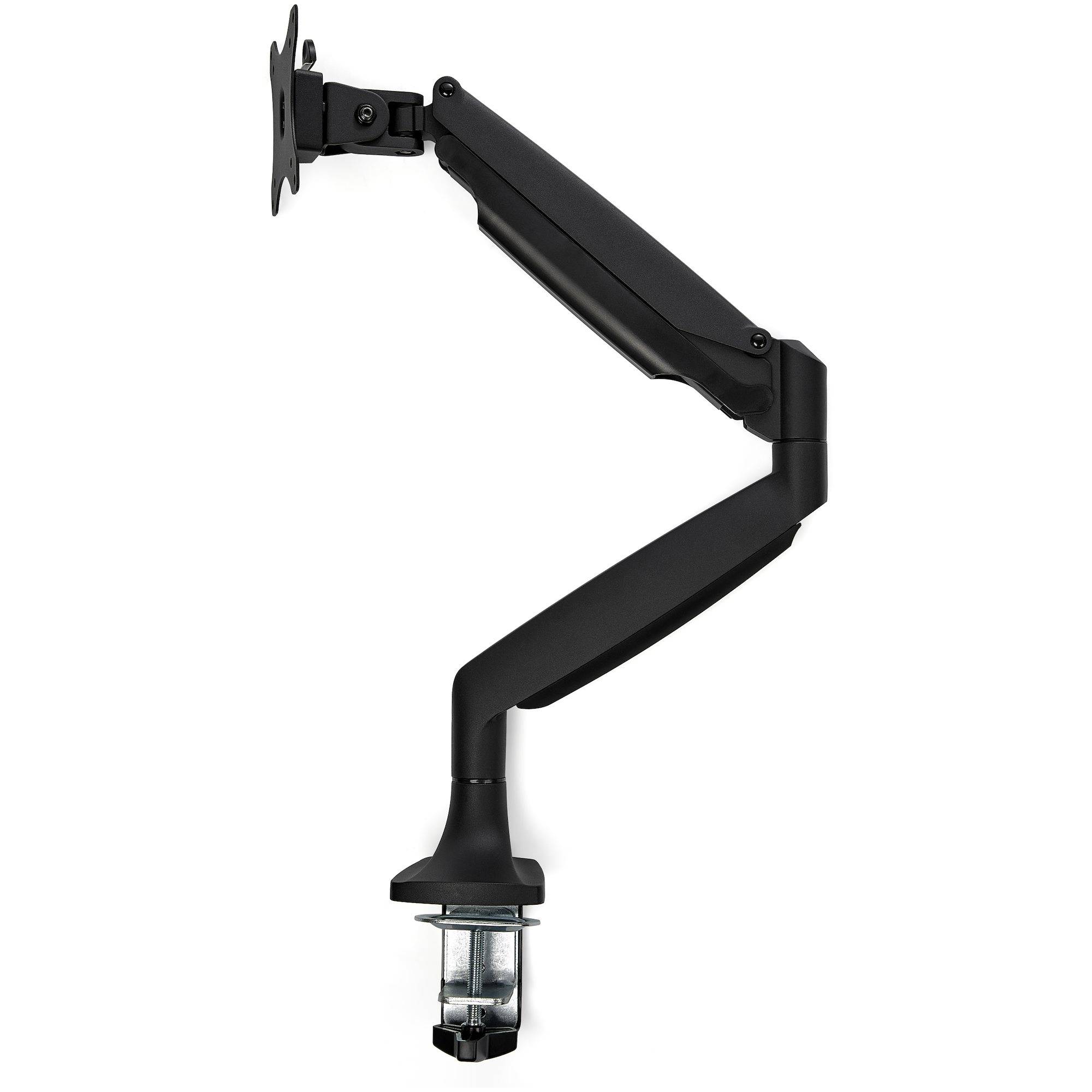 Rca Informatique - image du produit : DESK MOUNT MONITOR ARM - BLACK FOR UP TO 32IN MONITOR-ALUMINUM