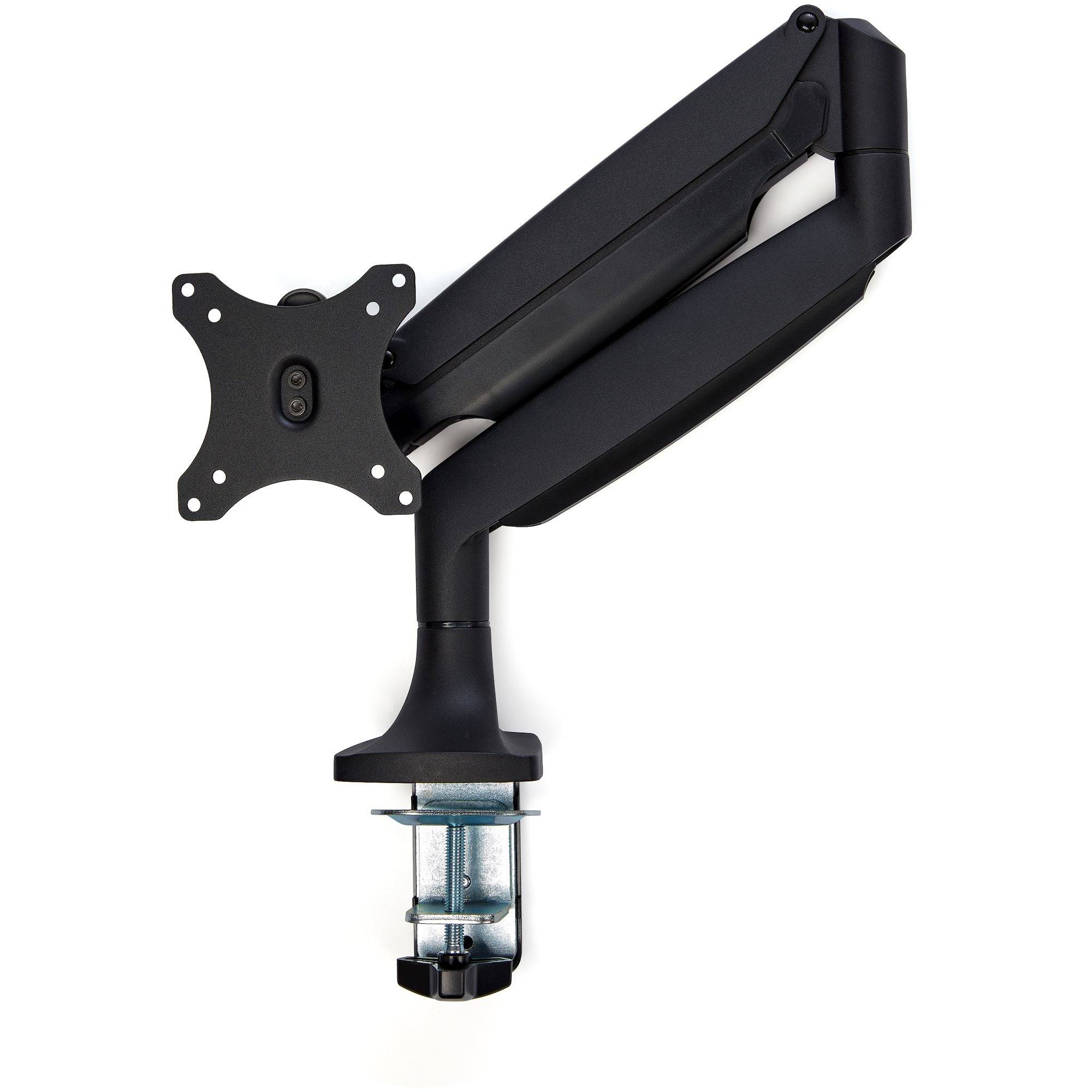 Rca Informatique - image du produit : DESK MOUNT MONITOR ARM - BLACK FOR UP TO 32IN MONITOR-ALUMINUM