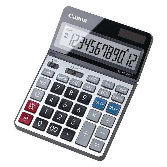 Rca Informatique - image du produit : TS-1200TSC DBL EMEA DESKTOP CALCULATOR