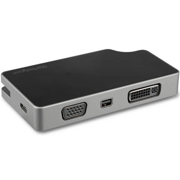 Rca Informatique - image du produit : USB C MULTIPORT VIDEO ADAPTER USB C TO VGA DVI HDMI OR MDP