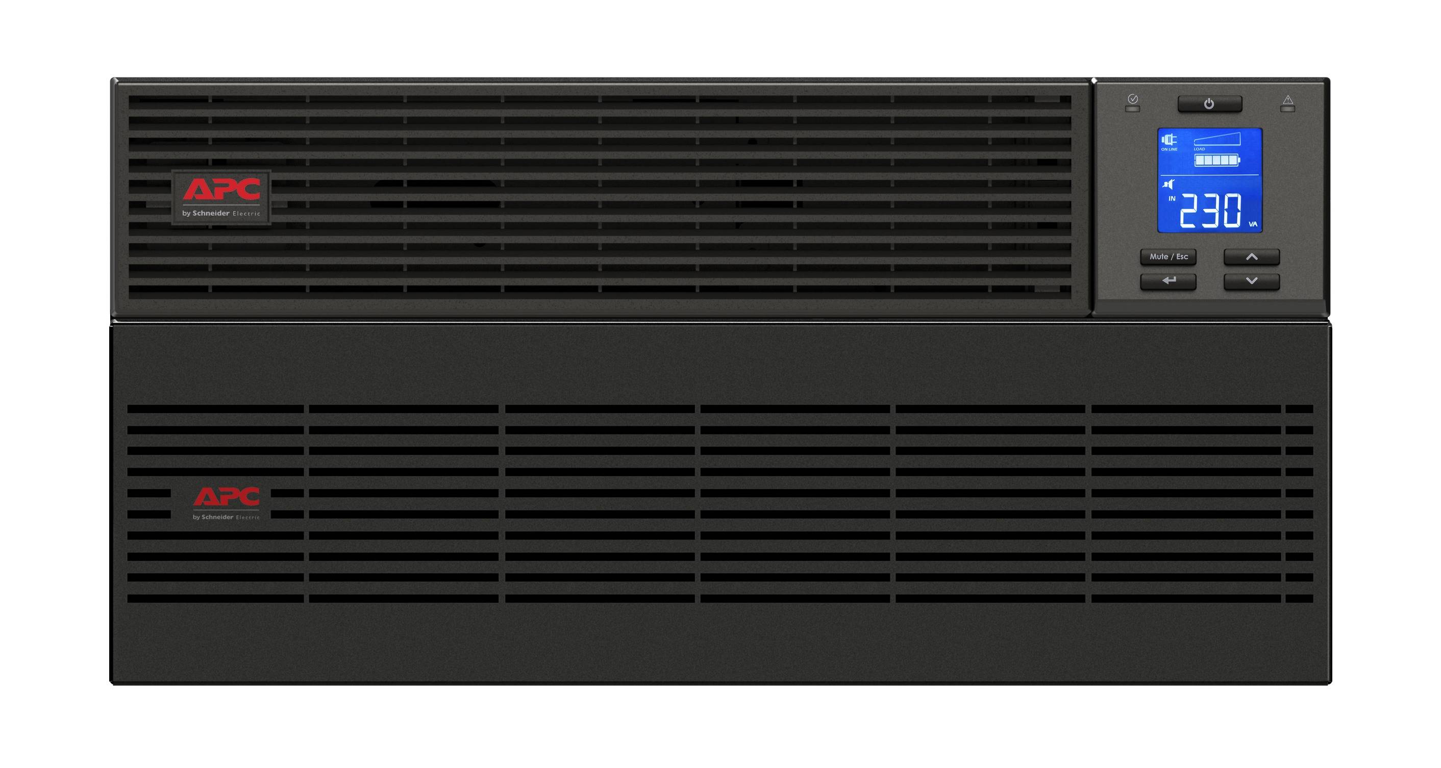 Rca Informatique - image du produit : EASY UPS SRV RM 6000VA 230V WITH EXT BATT PACK WITH RAILKIT