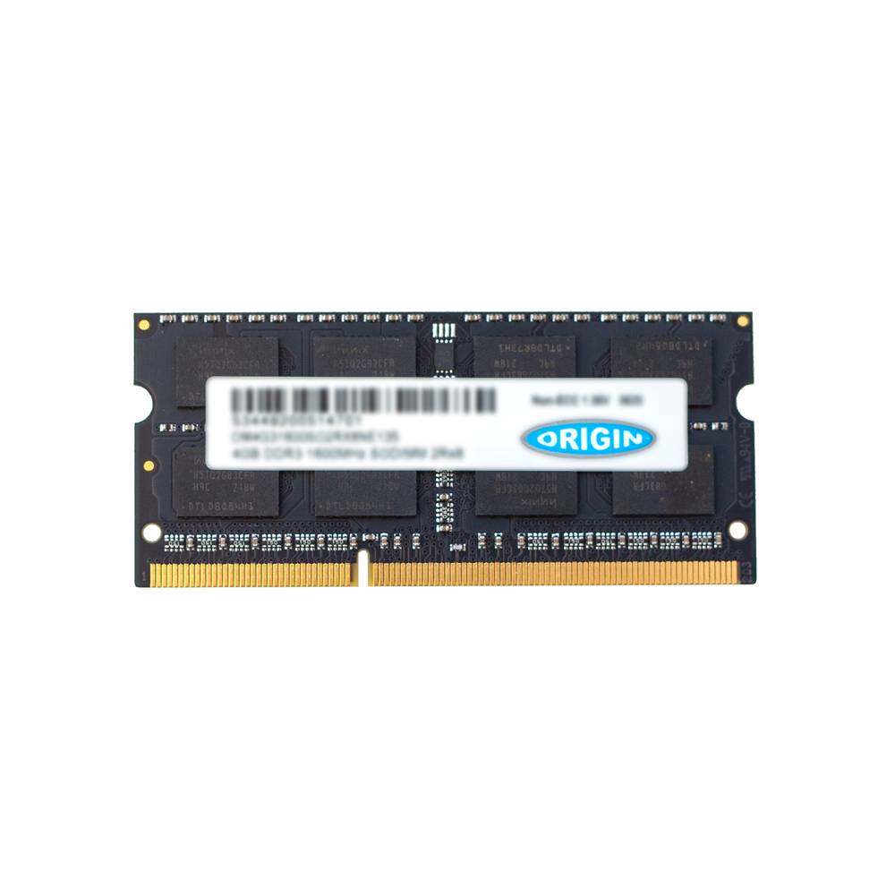 Rca Informatique - image du produit : ORIGIN 8GB DDR3 1600 SODIMM 2RX8 NON-ECC 1.35V MEM MOD